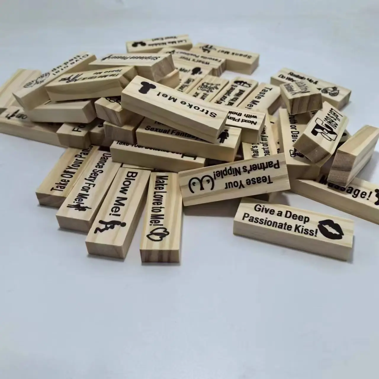 OEM Novelties Sex  Toys Sexual Positions Building Block Tower Jenga Game for Adults Products, Manufacturers