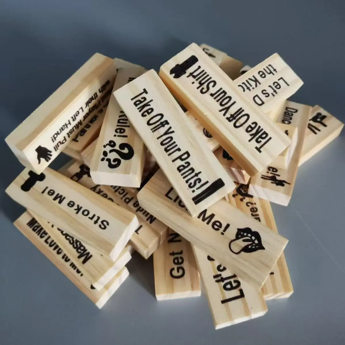 OEM Novelties Sex  Toys Sexual Positions Building Block Tower Jenga Game for Adults Products, Manufacturers