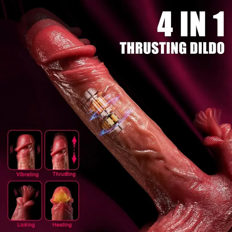 ODM Remote-Control Thrusting and Licking Vibrator Products, Factory