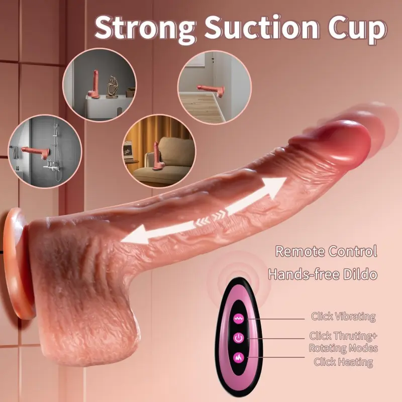 Wholesale Remote-Control Heated Thrusting Vibrator Suppliers, Manufacturers