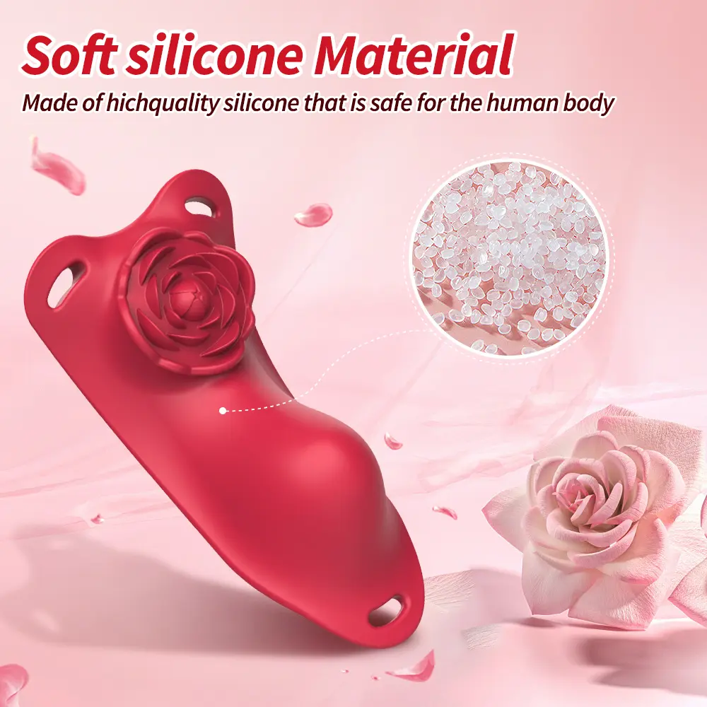 ODM Wearable Panty vibrator Remote Contorl Rose Clitoral Stimulator Adult Sex Toy Factories, Factory