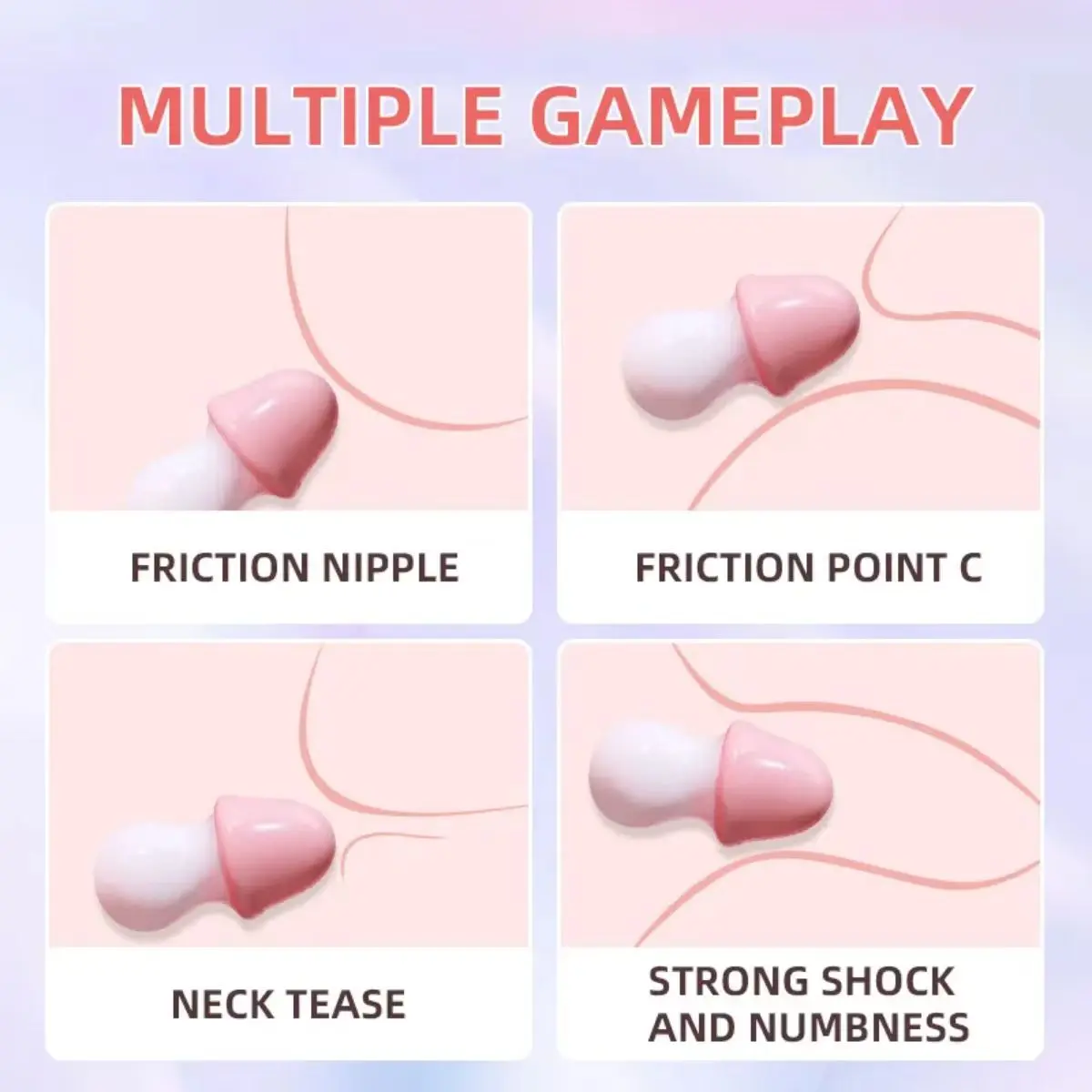 Wholesale Mushroom egg vibrator mini G-spot vibrator sex toy for women Factory, Manufacturers