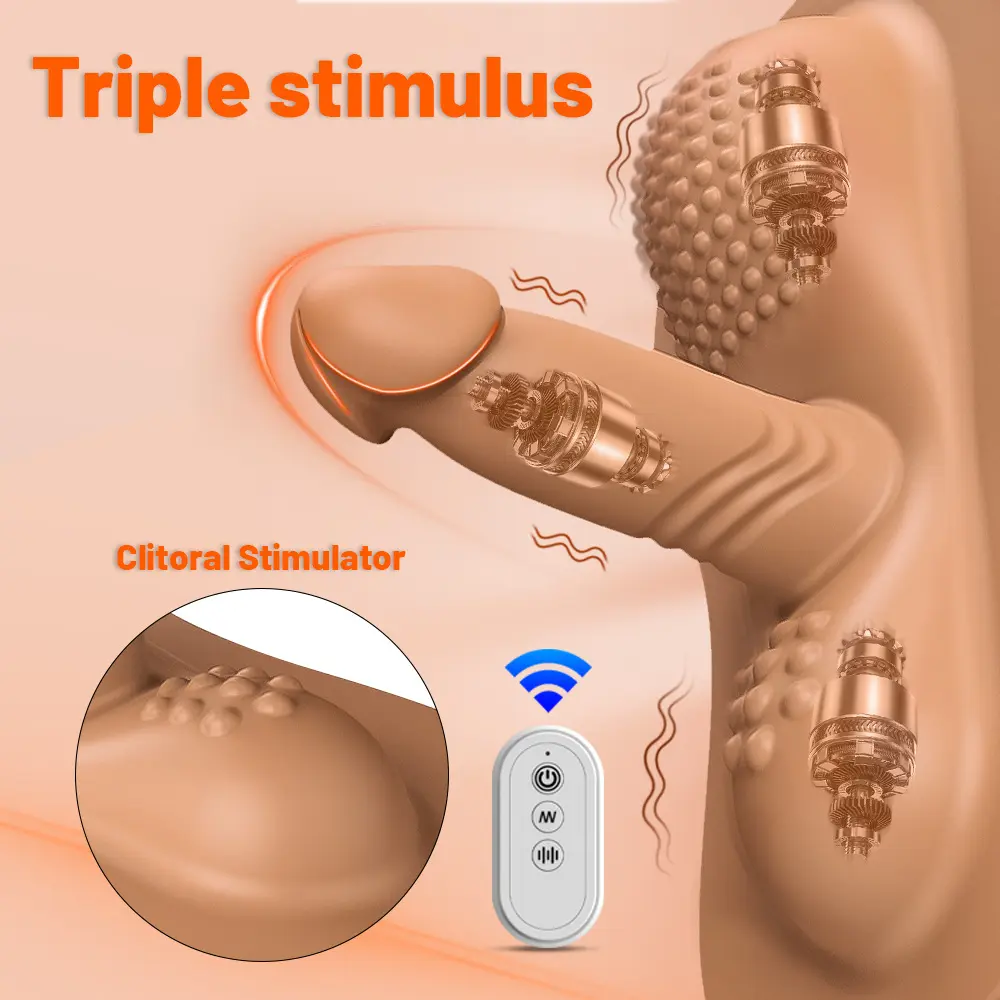 OEM Popular Remote control Wear dildo Vibrator Cushion masturbation device Toys for female adults Factories, Factory