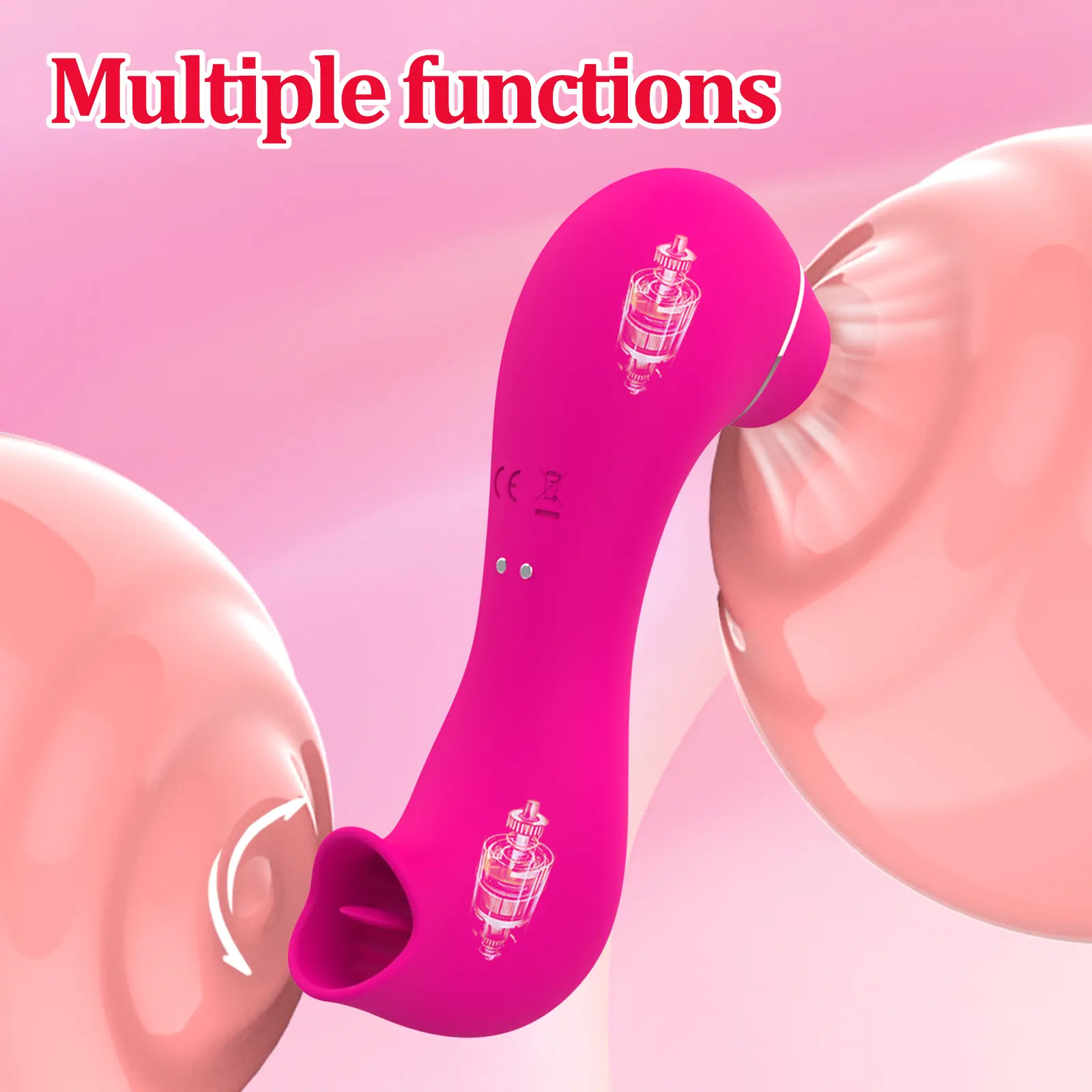 Wholesale Dual-Function Suction and Licking Clitoral Stimulator Supplier, Manufacturers