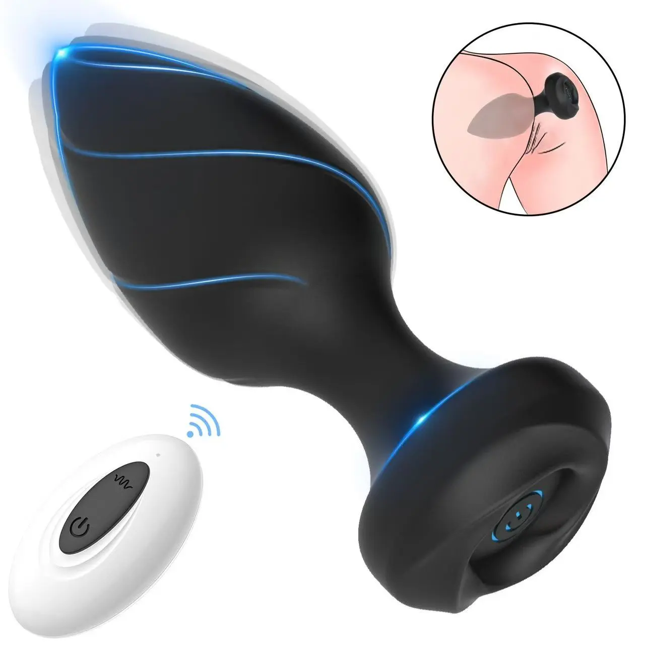 OEM Remote Anal Plug Vibrator Butt Plug Adult Sex Toys Manufacturer, Product
