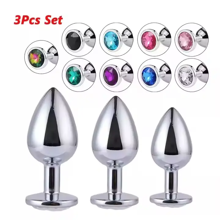 OEM Metal Anal Butt Plug 3pcs Sex Toys Suppliers, Manufacturers