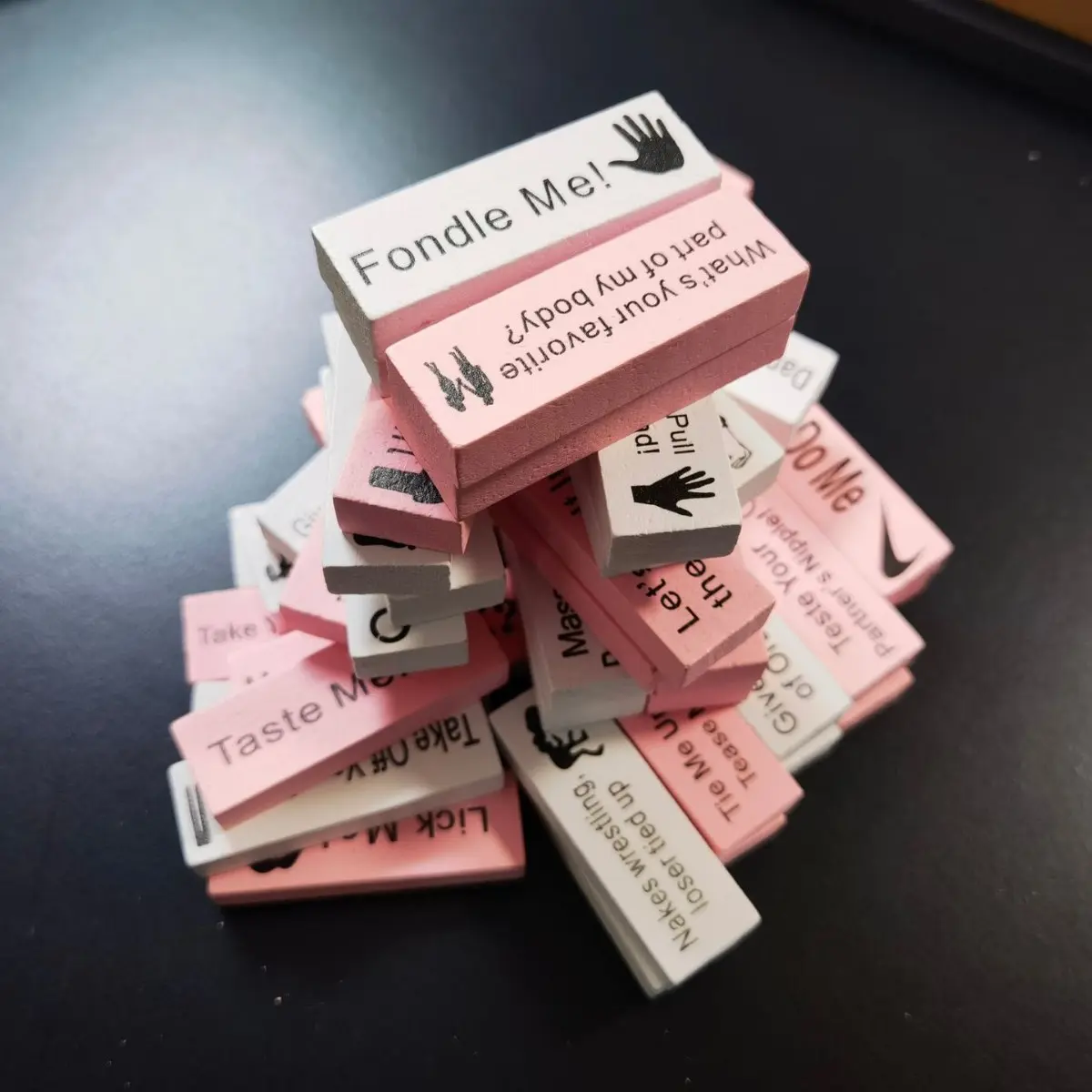 OEM Popular Building Block Toys Sexual Positions Adult Pink Block Tower Game Toys Products, Supplier