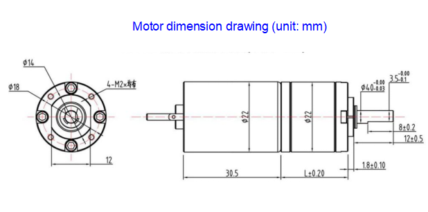 Factory Custom 22P-2230 DC Gear Motor | High Torque Low Speed Micro Gear Motor for Smart Devices & Automation
