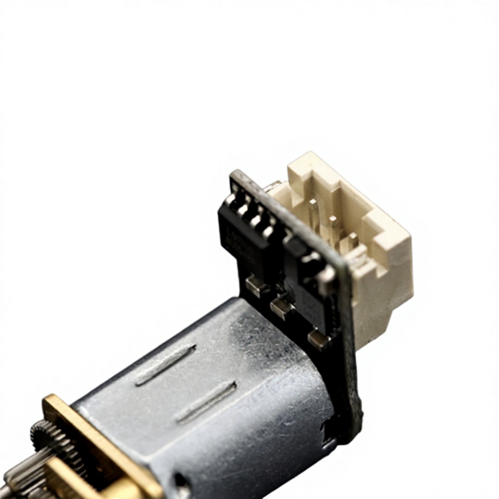 12F-N20 6V Brushless Permanent Magnet Encoder Gear Motor 12mm Full Metal 15-3000 RPM for Cosmetic Instrument