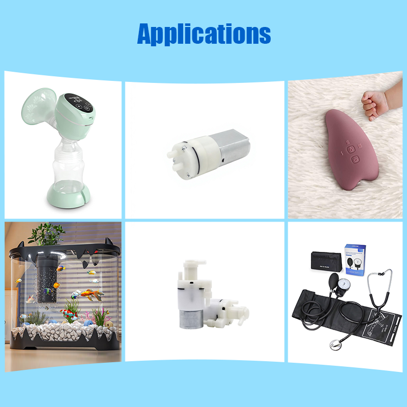 Custom Processing WY-095 Micro Air Pump Suction Diaphragm Pump Brush Beauty Instrument Disinfection Spray Gun DC Vacuum