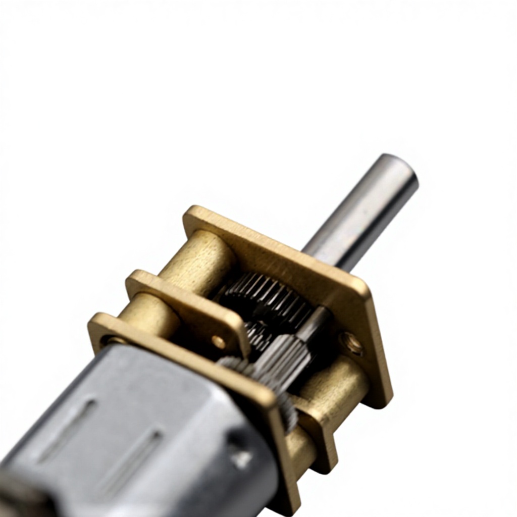 12F-N20 6V Brushless Permanent Magnet Encoder Gear Motor 12mm Full Metal 15-3000 RPM for Cosmetic Instrument