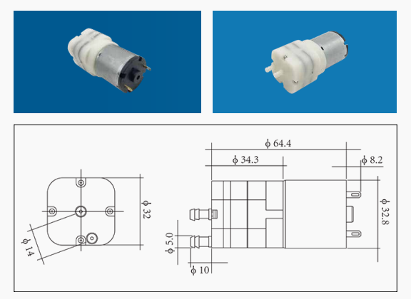 Factory Wholesale Price WY-095 Small Intelligent Electric DC Mirco Diaphragm Motor Smart Mini Bomba De Agua 6v Water Pump