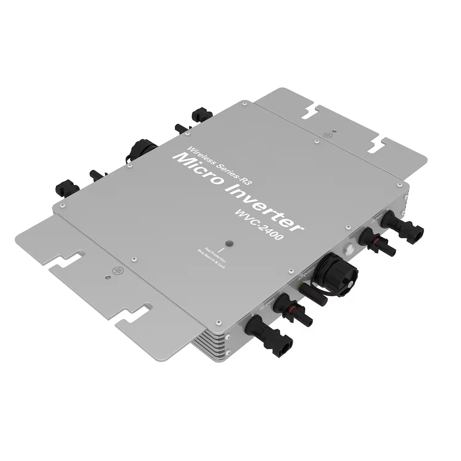 Inversor Micro Solar Híbrido Conectado a la Red 2400W Inversor Micro Inteligente WiFi Global Aplicable a la Red 120V/230