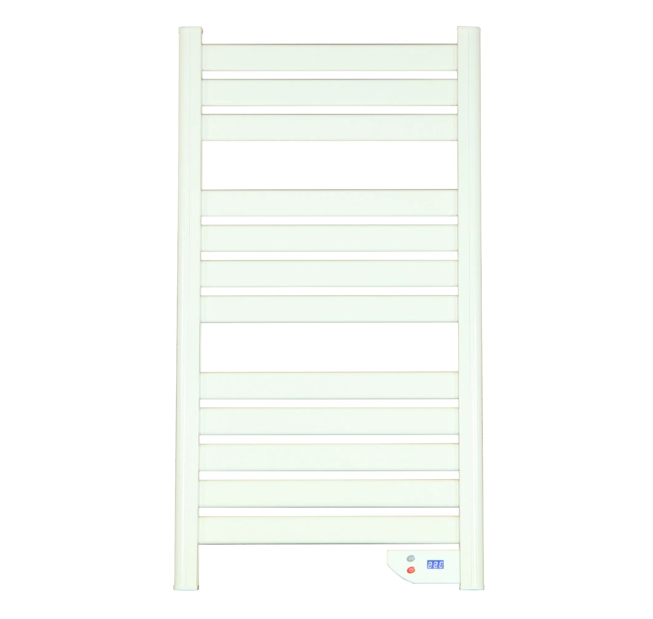 Toallero calefactor eléctrico montado en la pared para baño, elegante y moderno