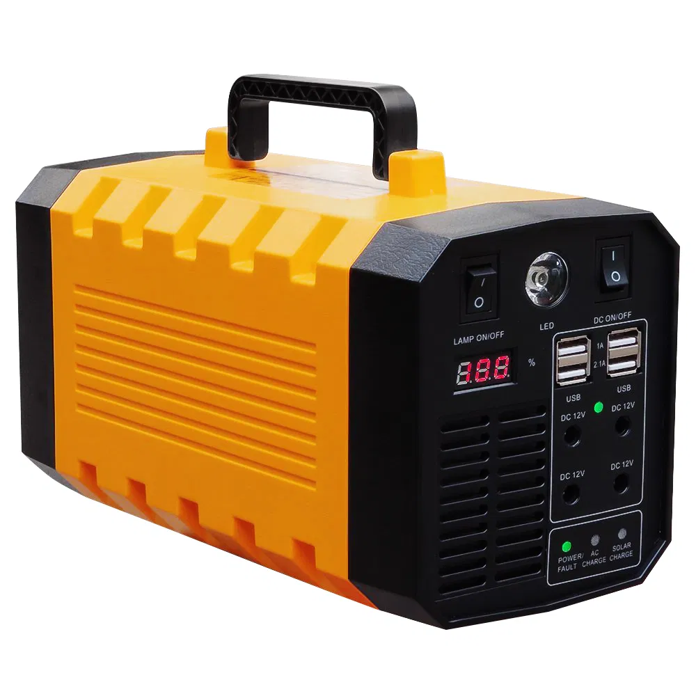 Generador solar portátil de alta potencia para exteriores con batería de litio móvil 426wh y salida de CA 110V/500W, batería para RV