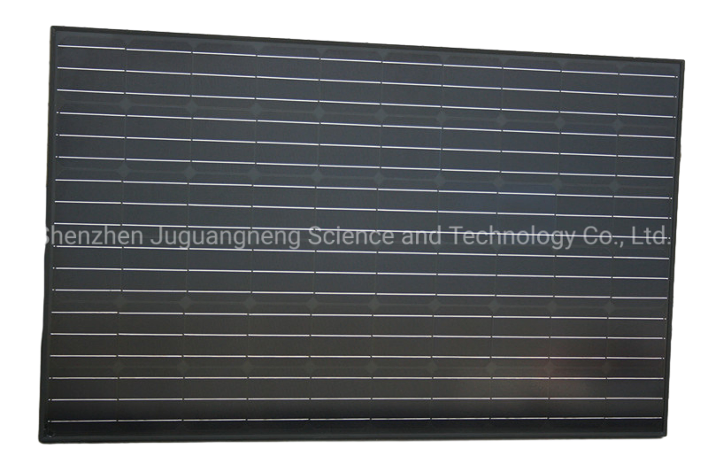 Módulo solar PV monocristalino negro personalizado de fábrica OEM