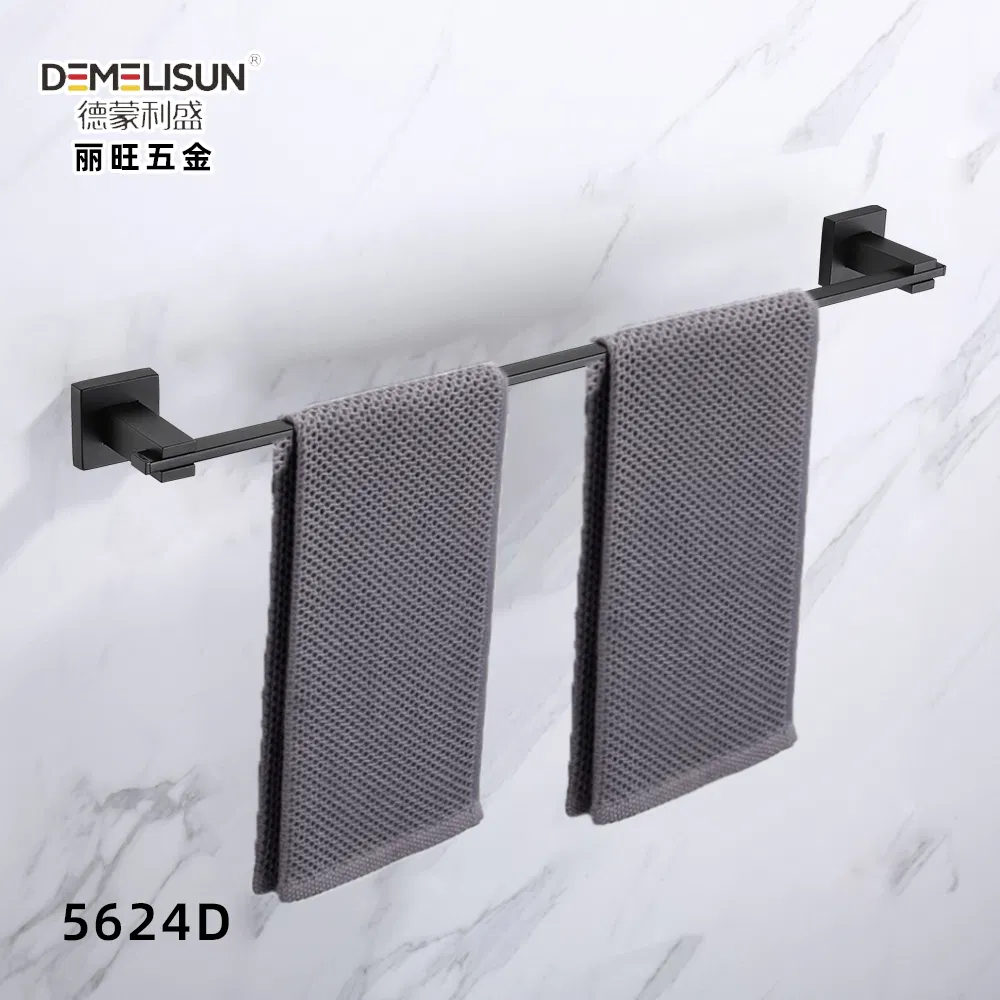Estante de baño para toallas, estantes de acero inoxidable montados en la pared, dobles