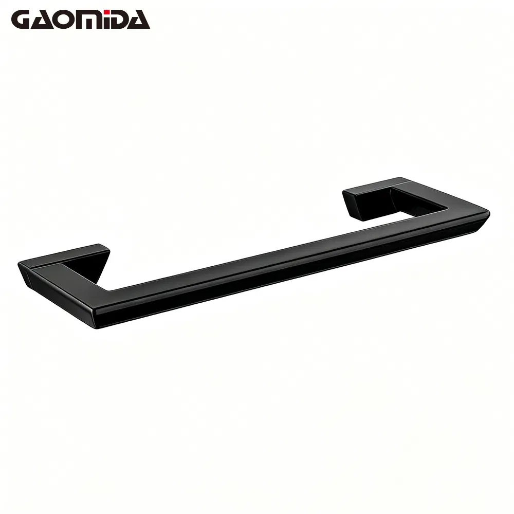 Juego de Accesorios de Baño de Latón Negro Diseño de Hotel Soporte para Toallas Montado en la Pared