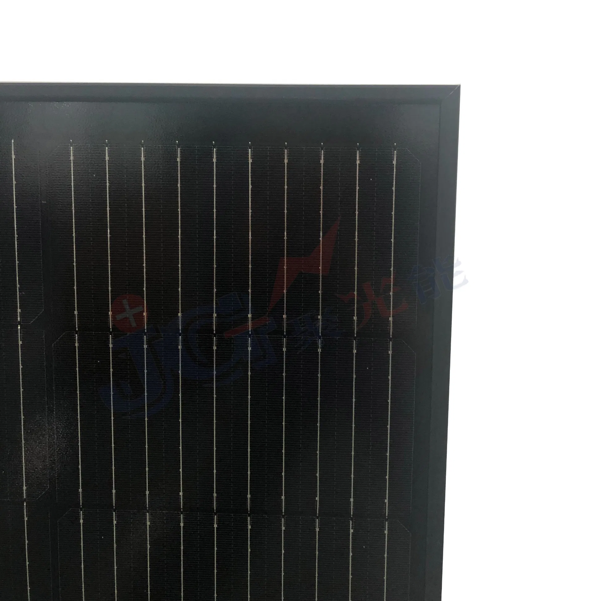 Módulo solar PV monocristalino negro personalizado de fábrica OEM