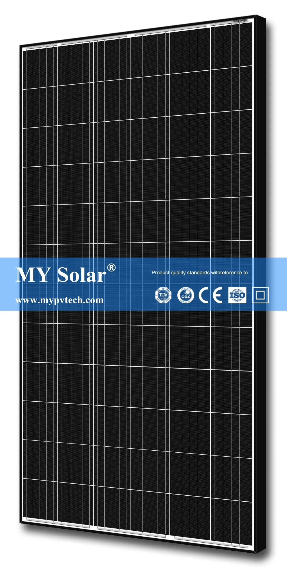 Mi Solar 380W 385W 390W 395W 400W Panel Solar de Energía Solar Mono PV 72 Celdas Paneles Solares Módulo PV Monocristalino