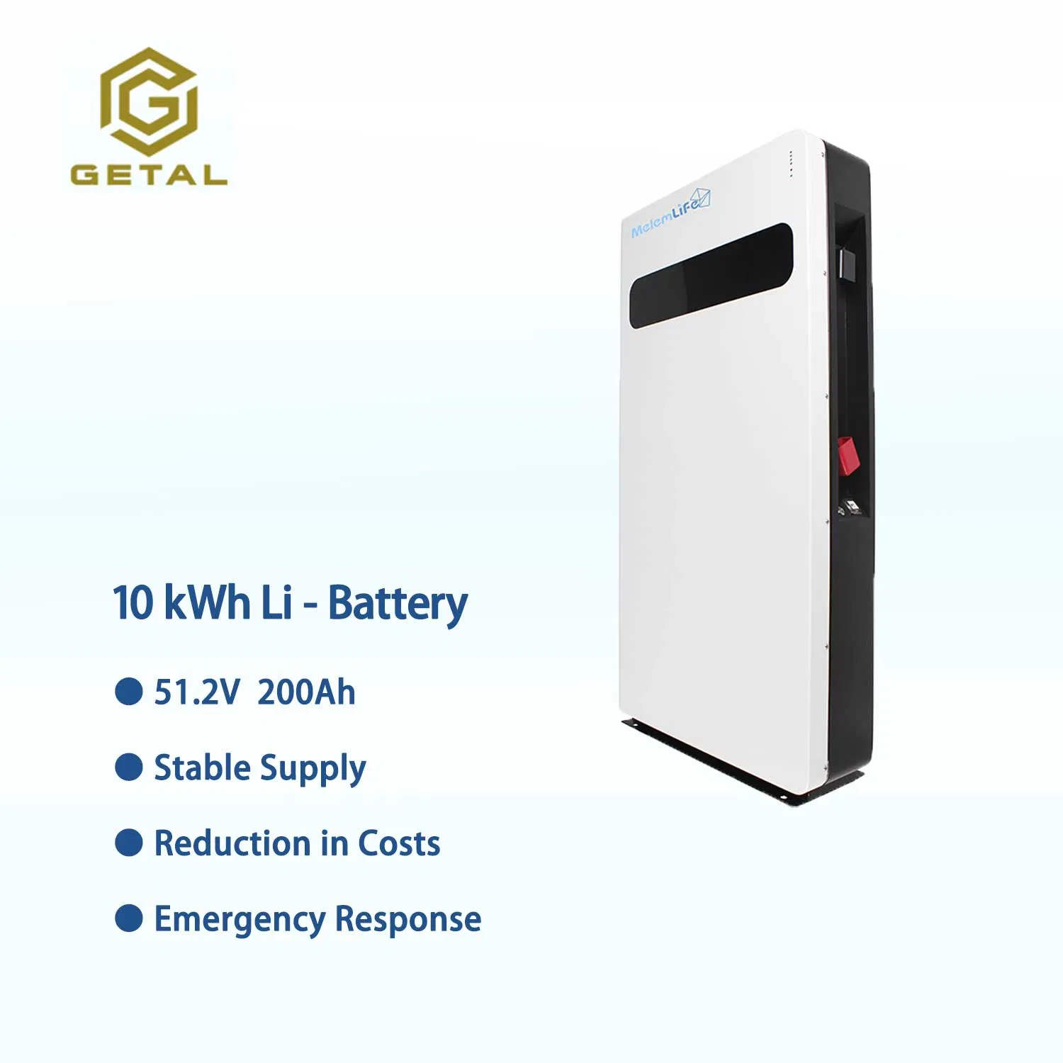 Supercapacitor LiFePO4 Batería de litio solar 51.2V 5kwh 10kwh 20kwh 30kwh Batería de almacenamiento de energía doméstica