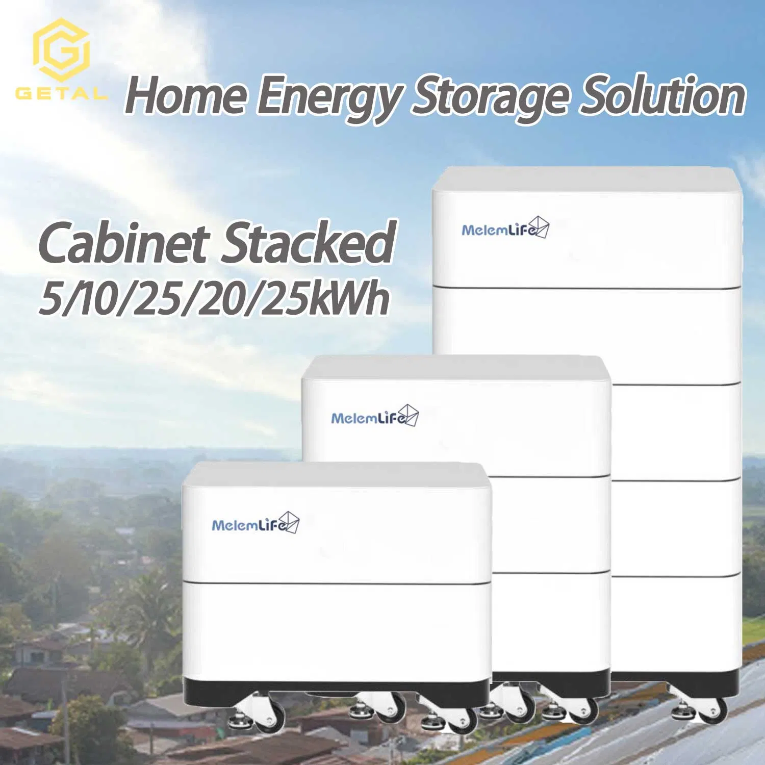 Batería de almacenamiento de energía doméstica solar renovable 5kwh/Module