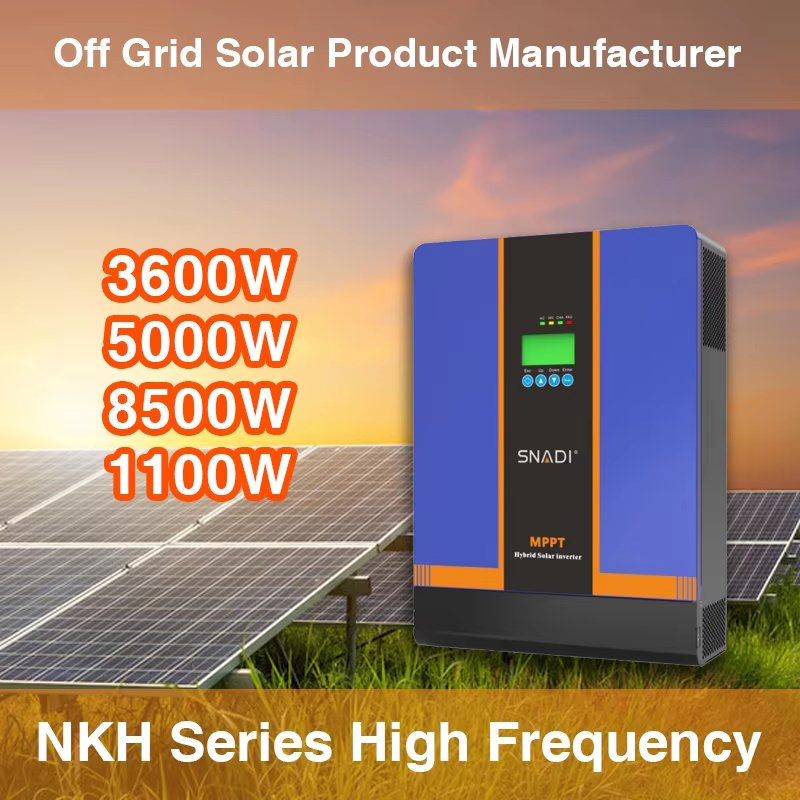 3kw 5kw 6kw inversor solar híbrido fuera de la red con controlador MPPT