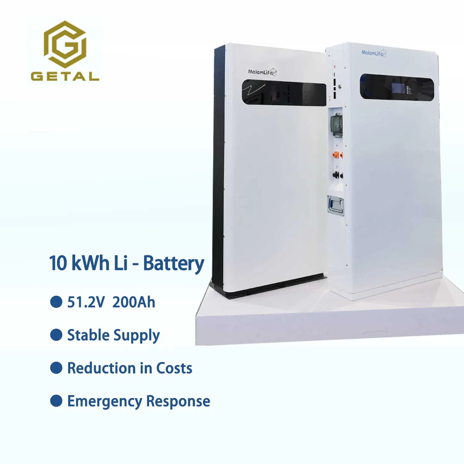Supercapacitor LiFePO4 Batería de litio solar 51.2V 5kwh 10kwh 20kwh 30kwh Batería de almacenamiento de energía doméstica