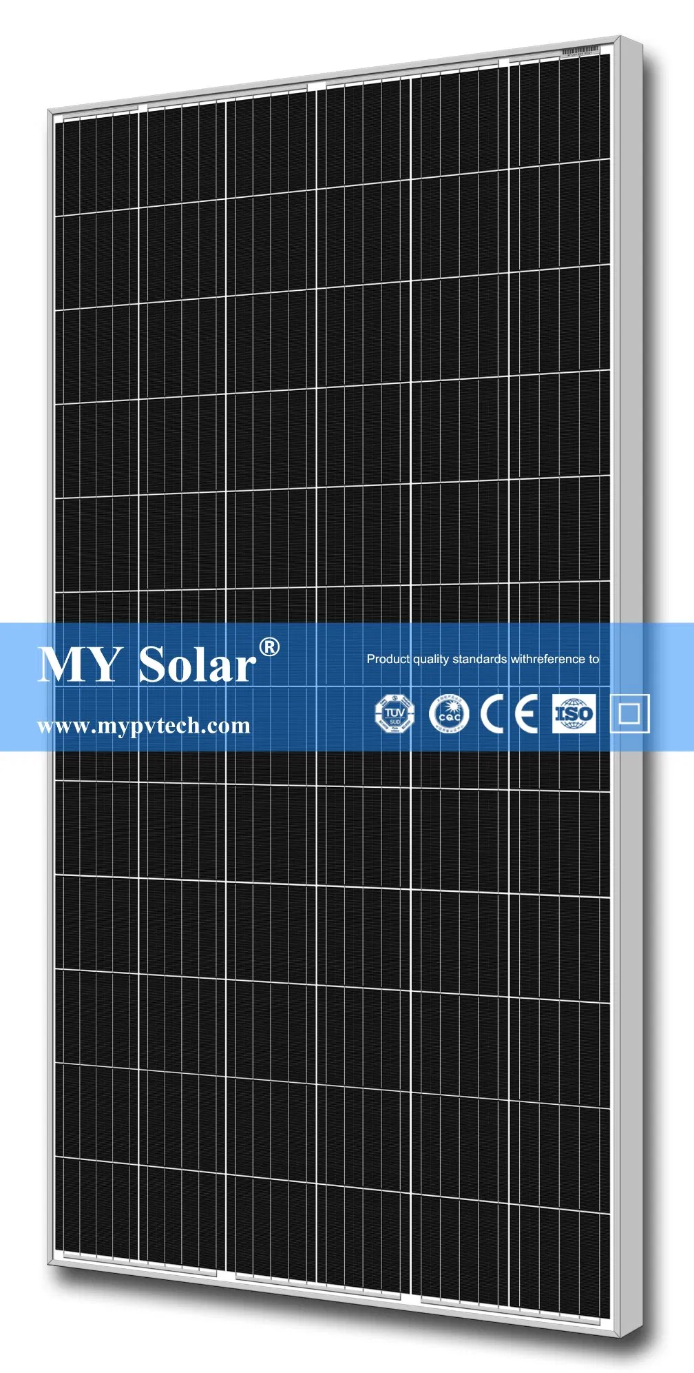 Mi Solar 380W 385W 390W 395W 400W Panel Solar de Energía Solar Mono PV 72 Celdas Paneles Solares Módulo PV Monocristalino