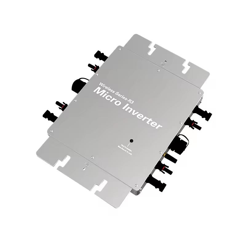 Inversor Micro Solar Híbrido Conectado a la Red 2400W Inversor Micro Inteligente WiFi Global Aplicable a la Red 120V/230