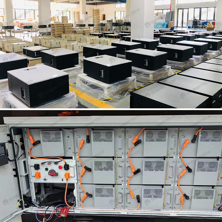 Batería Sunway Pack apilable y montada en rack para sistema de almacenamiento de energía 85~87kg