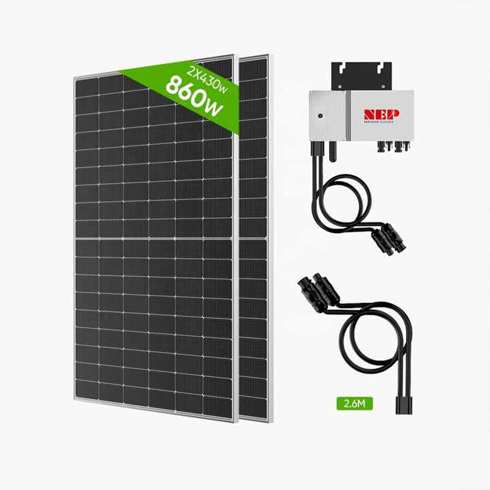 Sistema Solar Ongrid Sunpal para Balcón 800W 500W Sistema de Almacenamiento de Energía para Hogares
