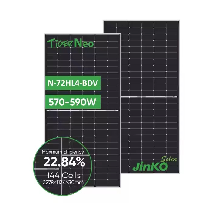 Tier-1 Proveedor Jinko Paneles Solares 590W 580W 570W 560W Módulo Solar PV Monocristalino Precio Mayorista para Hogar