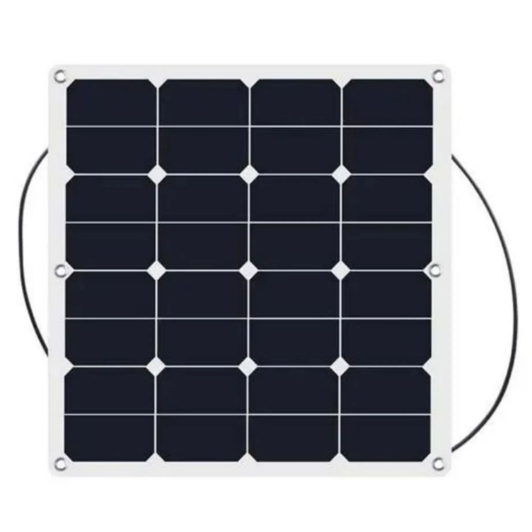 Panel solar fotovoltaico flexible personalizado para techos de automóviles y barcos