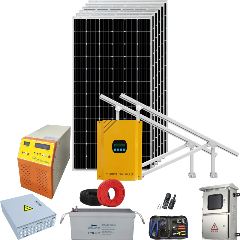 Generador móvil 10 kVA con panel solar plegable