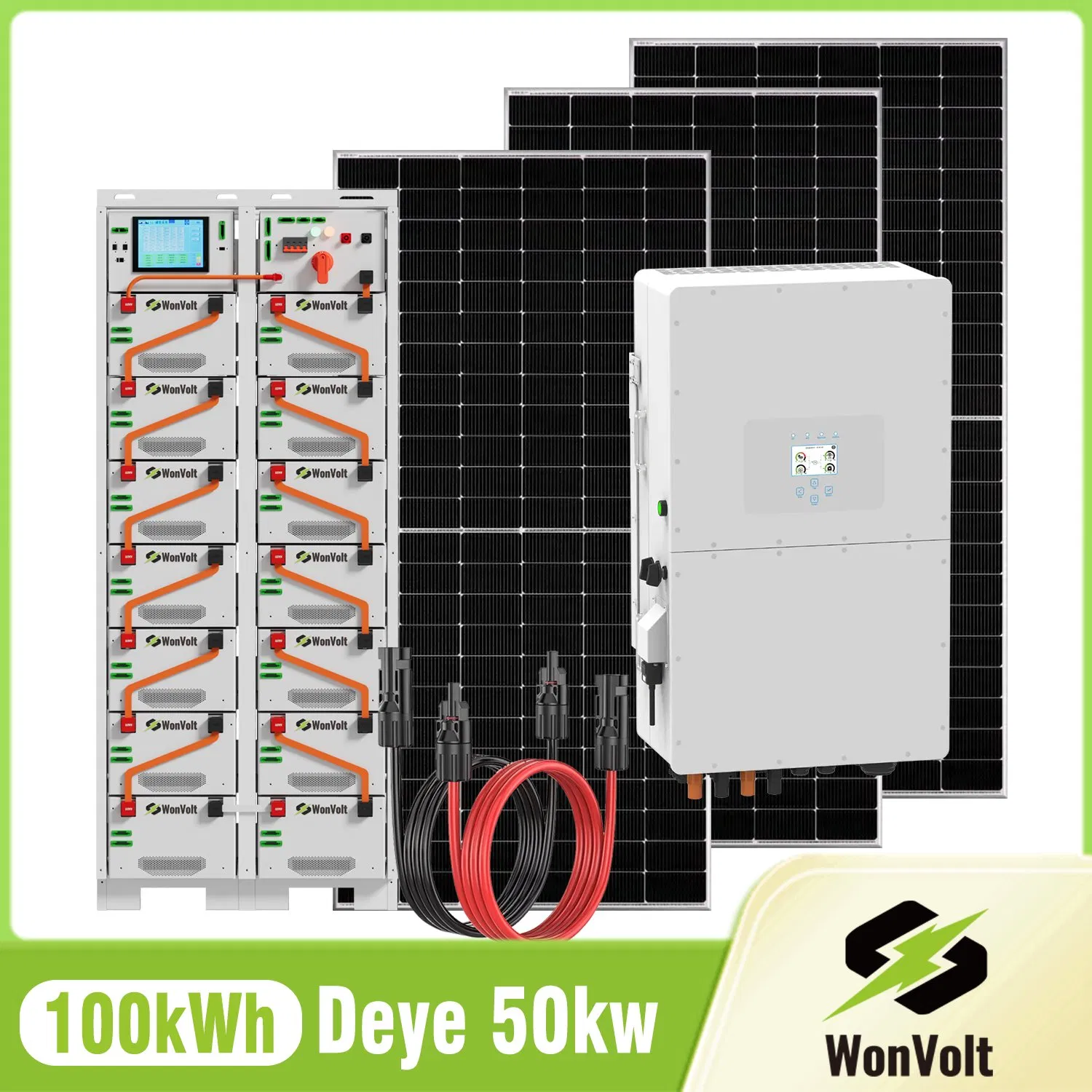 Sistema de energía solar portátil fuera de la red para el balcón de casa a precio económico 50kw 60kw 70kw con módulo solar y almacenamiento de batería de litio para el hogar
