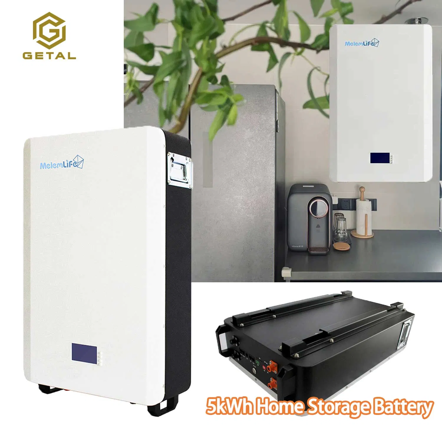 Batería de Almacenamiento de Energía Solar Doméstica Verde LiFePO4 5000wh