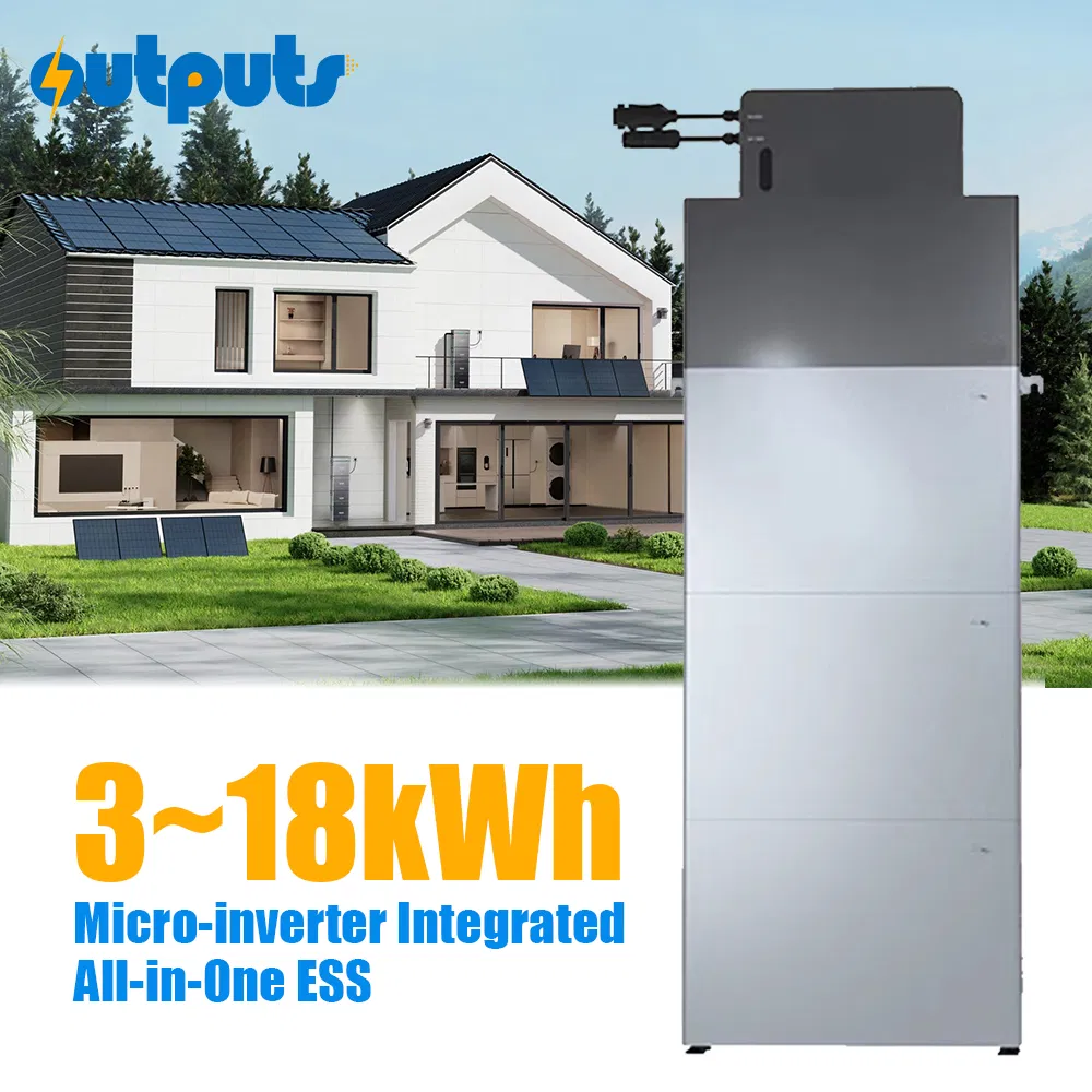 Sistema de almacenamiento de energía solar para balcón de mejor venta del fabricante, fácil de instalar y mantener