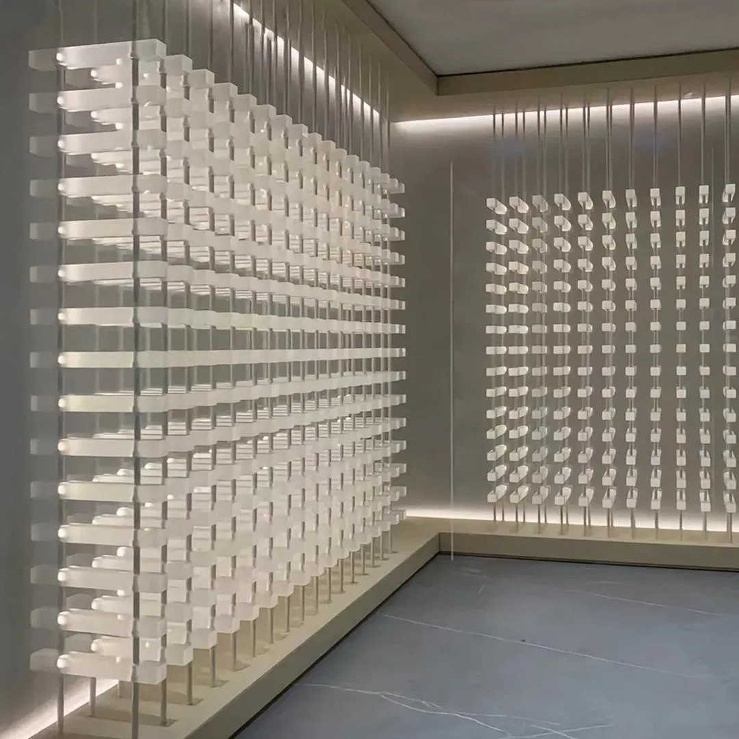 Estante de vino flotante montado en la pared premium para la organización de cavas de vino