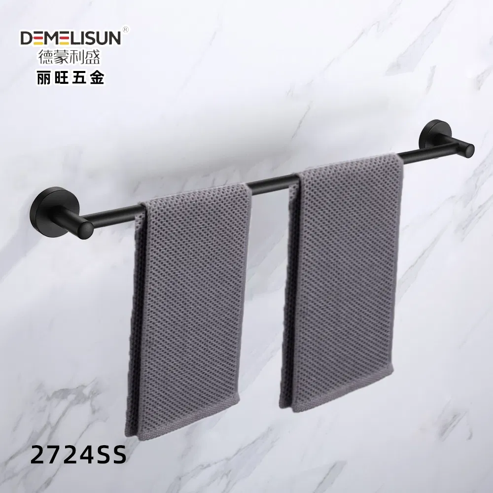 Estante de baño para toallas, estantes de acero inoxidable montados en la pared, dobles
