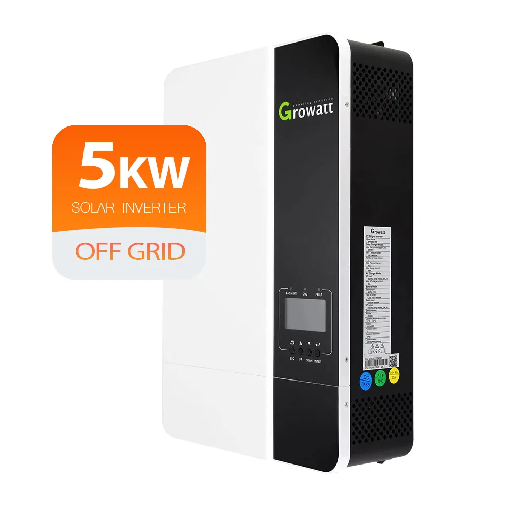 Modo de trabajo de batería de litio Growatt SPF5000es inversor solar fuera de la red