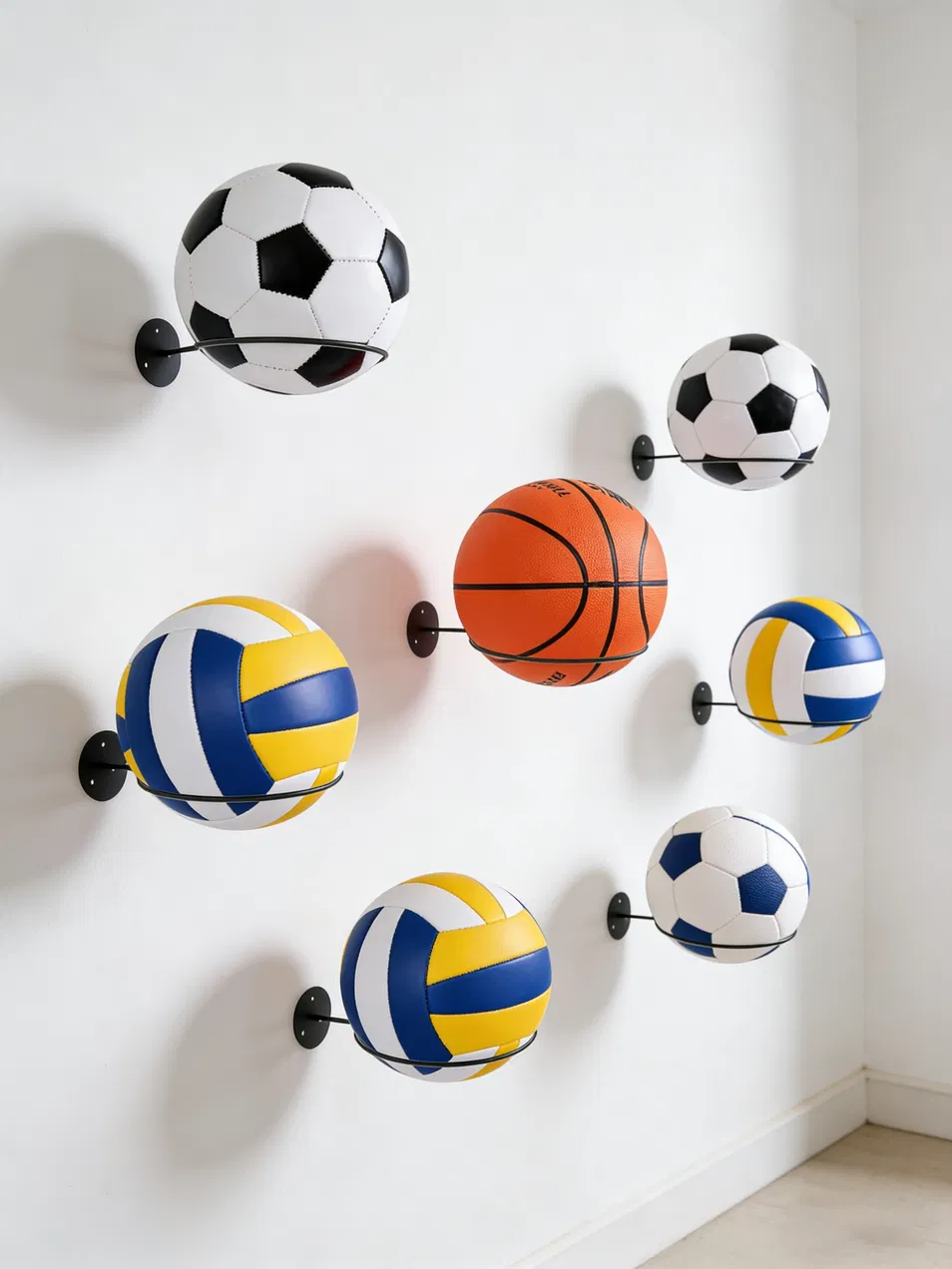 Detalle soporte baloncesto