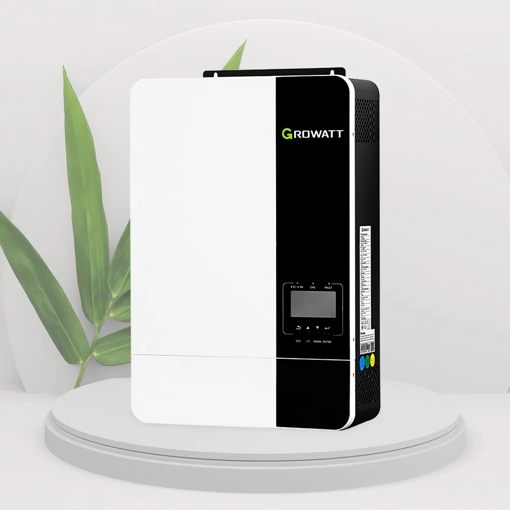 Modo de trabajo de batería de litio Growatt SPF5000es inversor solar fuera de la red