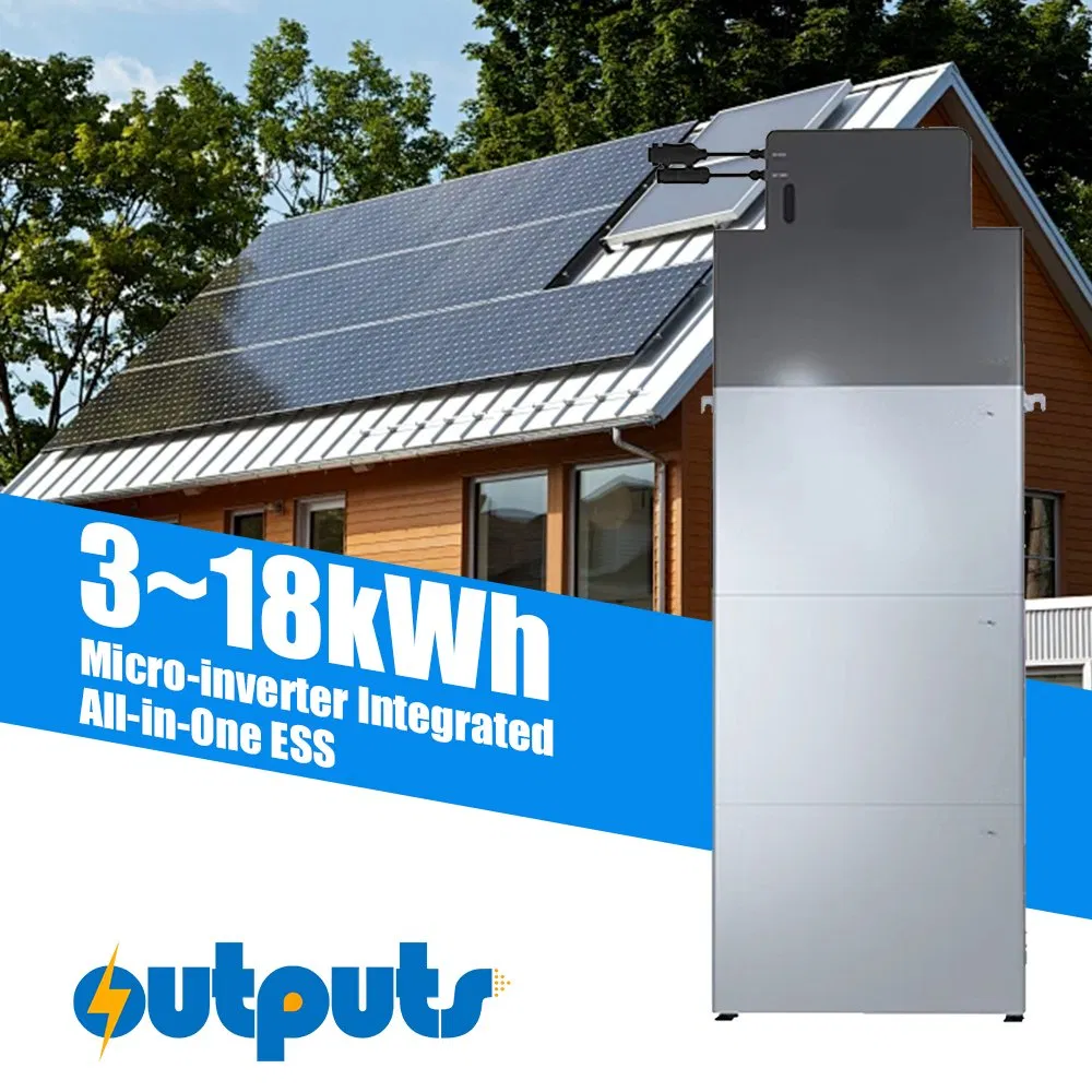 Sistema de Almacenamiento de Energía en Balcón Todo en Uno 11kwh Sistema de Energía Solar para Hogares
