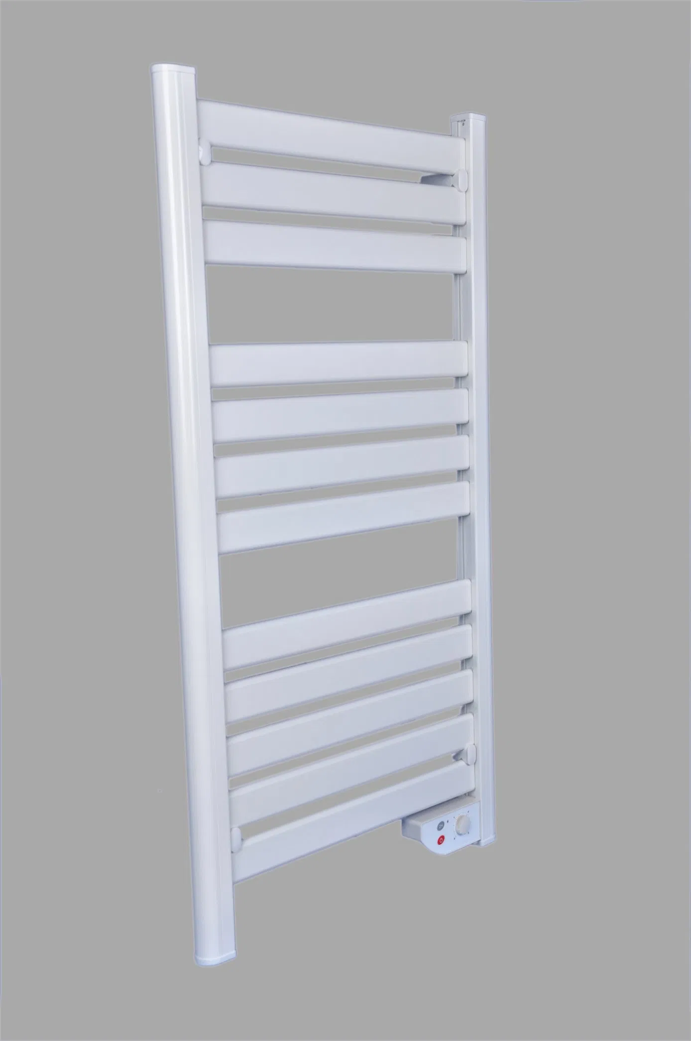 Toallero calefactor eléctrico montado en la pared para baño, elegante y moderno