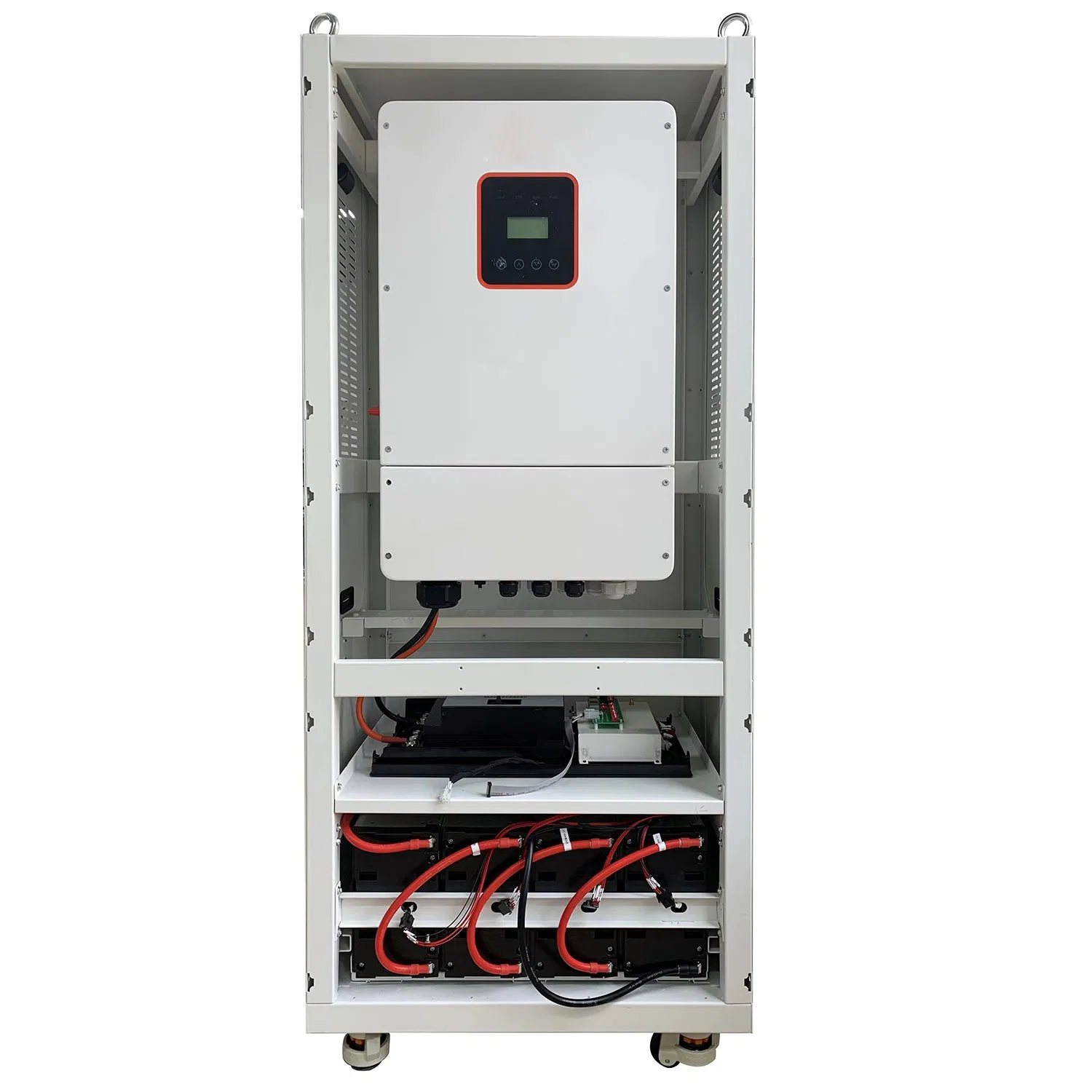 5000W Uso doméstico portátil de almacenamiento de energía todo en uno 10kwh 12.5kwh Generador solar móvil híbrido de batería de litio de respaldo de energía solar kits