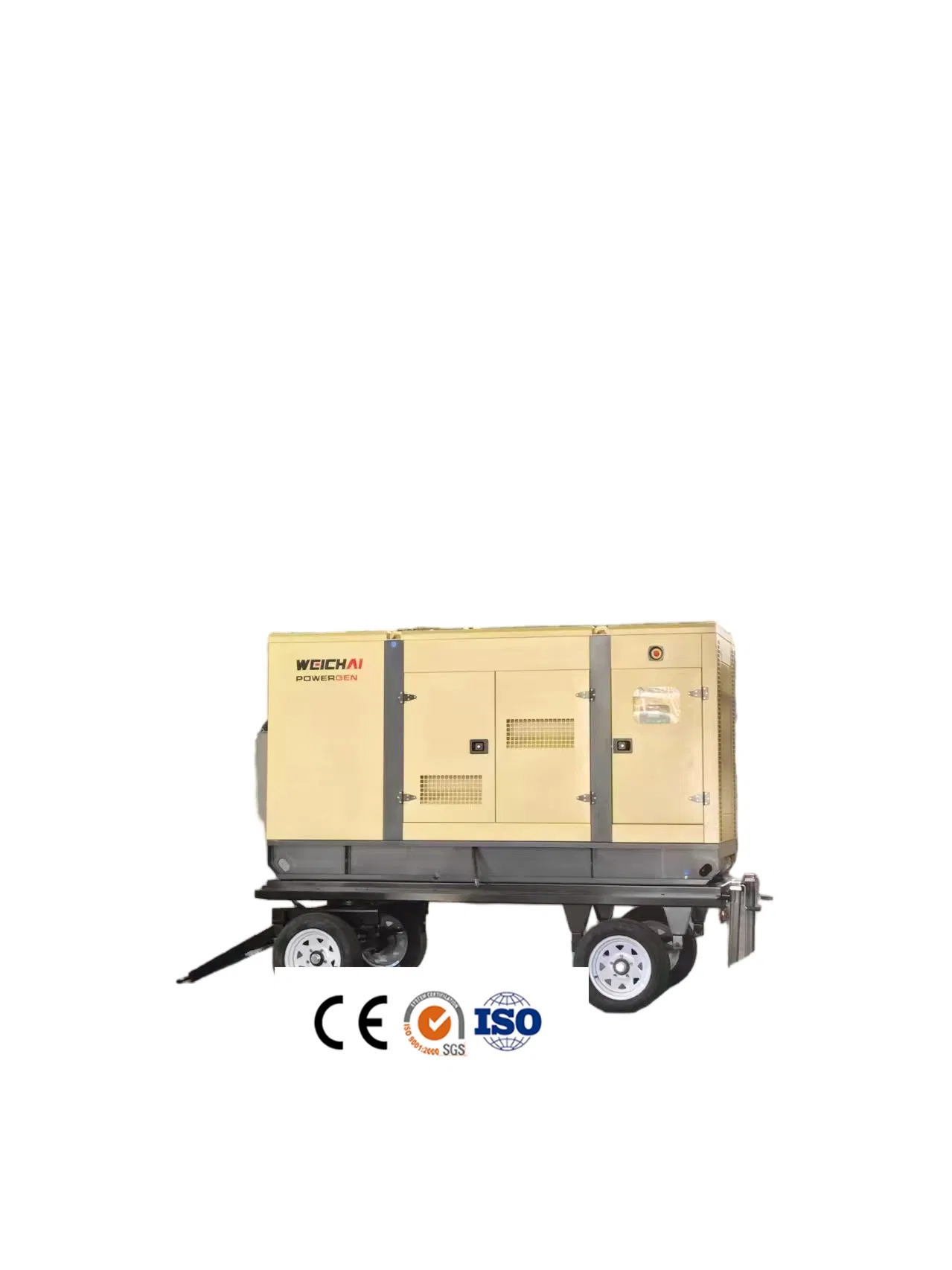 15kw 20kw 25kw 30kw 40kw 50kw 60kw 75kw 80kw 100kw Generador Móvil Diesel Silencioso de Energía Solar 3 Lista de Precios de Generadores Eléctricos de Fase