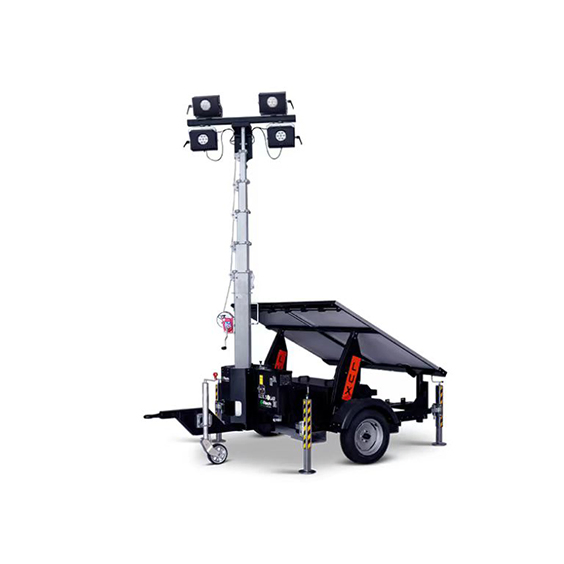 Torre de luz móvil generador solar