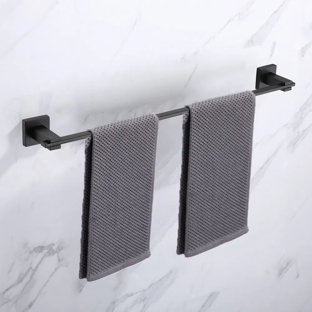 Estante de baño para toallas, estantes de acero inoxidable montados en la pared, dobles
