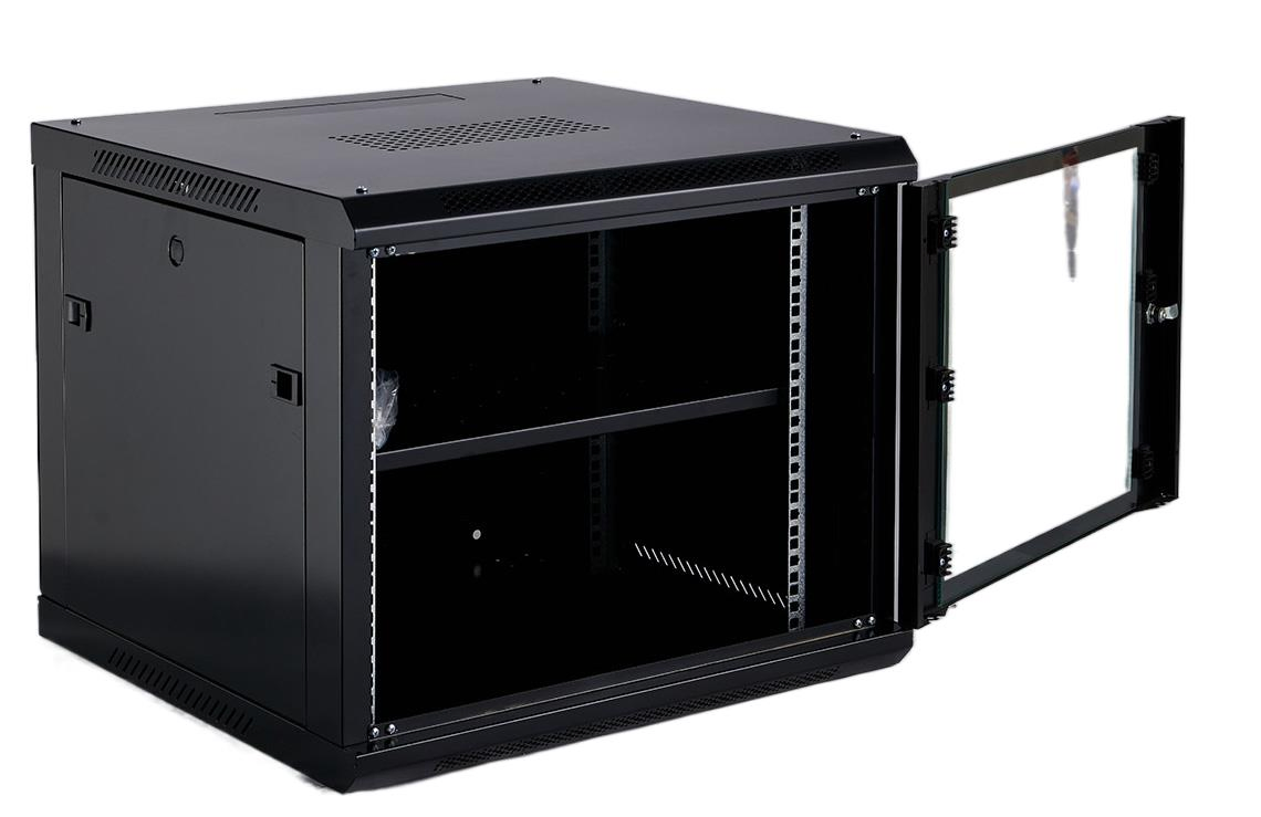 19-Inch 9u Armario Montado en Pared Gabinete de Red Rack de Servidor para Equipos de Fibra Óptica, Equipos de Telecomunicaciones y Equipos de Conmutación Sistema CCTV